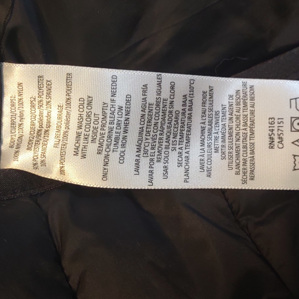 Calvin Klein Black performance Quilted Vest Plus Size 1X New - Picture 7 of 11